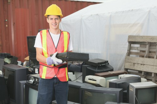 Residents disposing of waste in Pinner